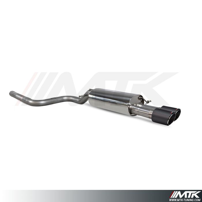 Catback avec tube intermediaire  Ford Fiesta ST MK8